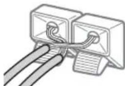 SONY DAV-DZ550 - Examples of poor conditions of the speaker cord - 2