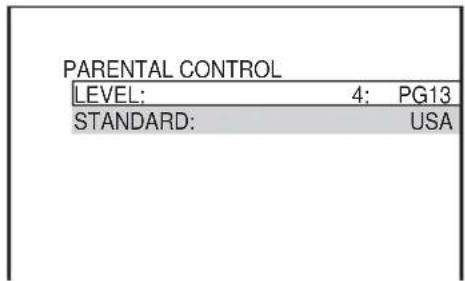 SONY DAV-DZ550 - Press ↑/↓ to select the level you want, then press ENTER. - 1