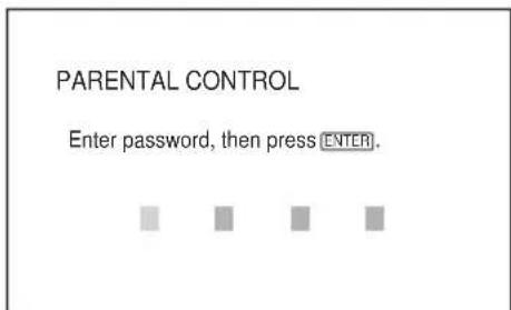 SONY DAV-DZ550 - ■ When you have already registered a password - 1