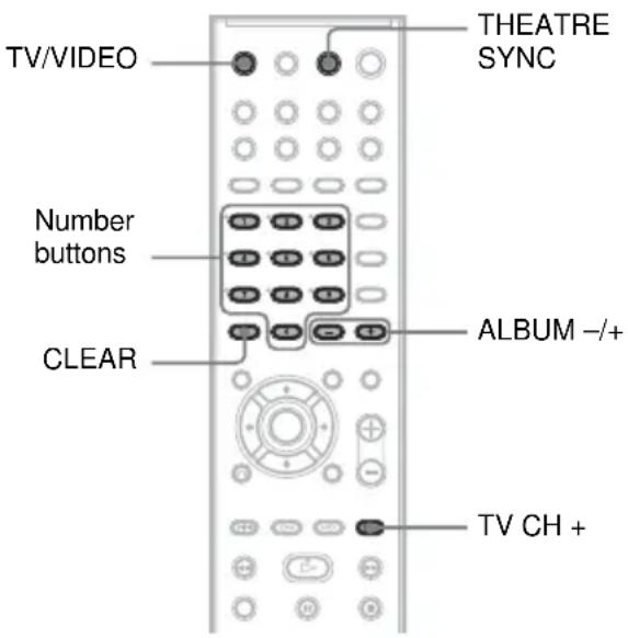 SONY DAV-DZ550 - Using the THEATRE SYNC Function - 1