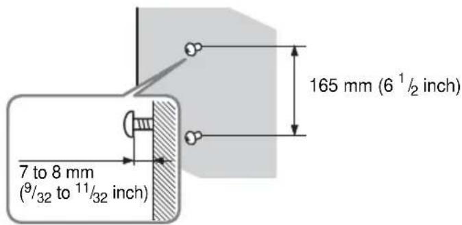 SONY DAV-DZ550 - Installing the speakers on the wall - 3