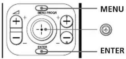 MENU PROGR ENTER MENU ENTER