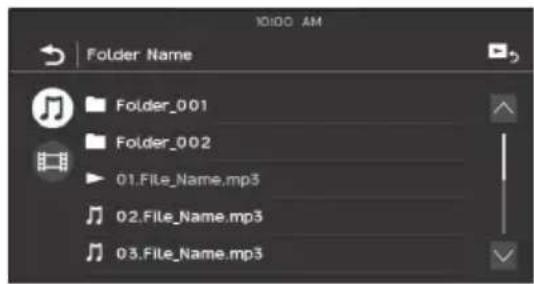 10:00 AM Folder Name Folder_001 Folder_002 01.File_Name.mp3 02.File_Name.mp3 03.File_Name.mp3