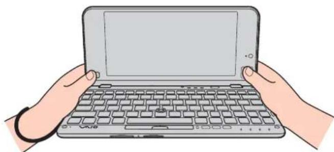 SONY Vaio VPCP116KG - Holding Your Computer - 1