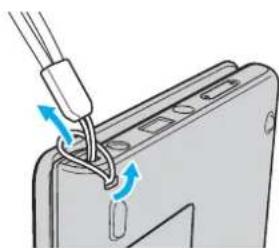SONY Vaio VPCP116KG - Attaching the Hand Strap - 1