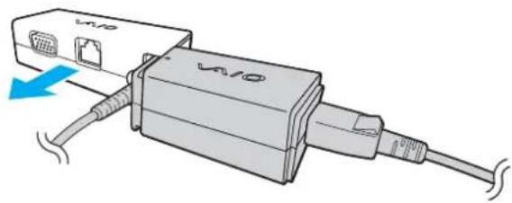 SONY Vaio VPCP116KG - Handling the Display/LAN Adapter - 2