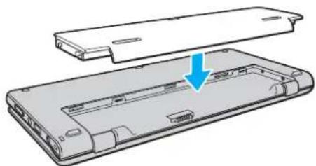 SONY Vaio VPCP116KG - Installing/Removing the Battery Pack - 2