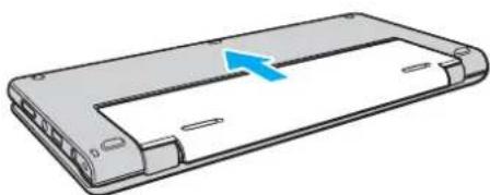 SONY Vaio VPCP116KG - Installing/Removing the Battery Pack - 3