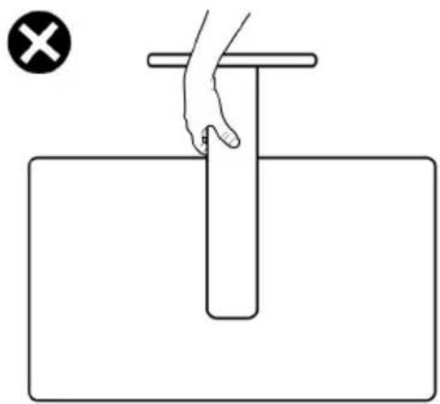 DELL C2422HE - Handling and moving your display - 3