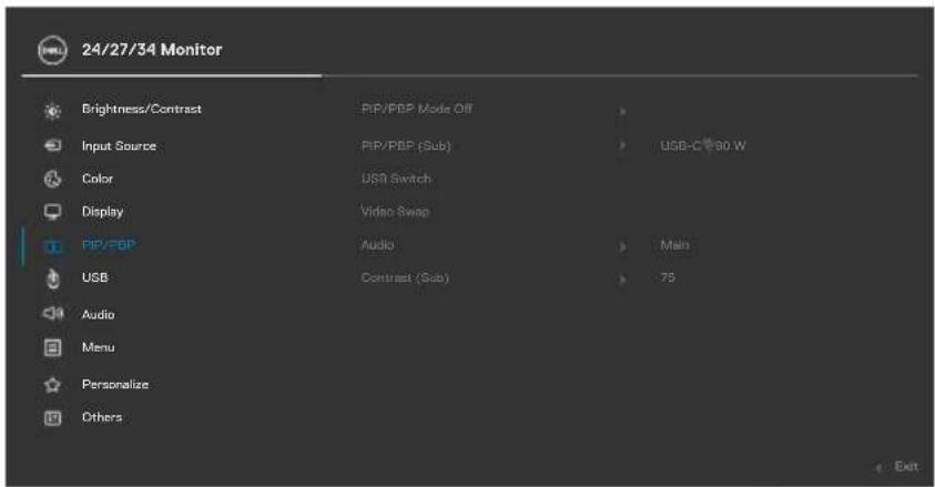 DELL C2422HE - Setting the Auto KVM - 1