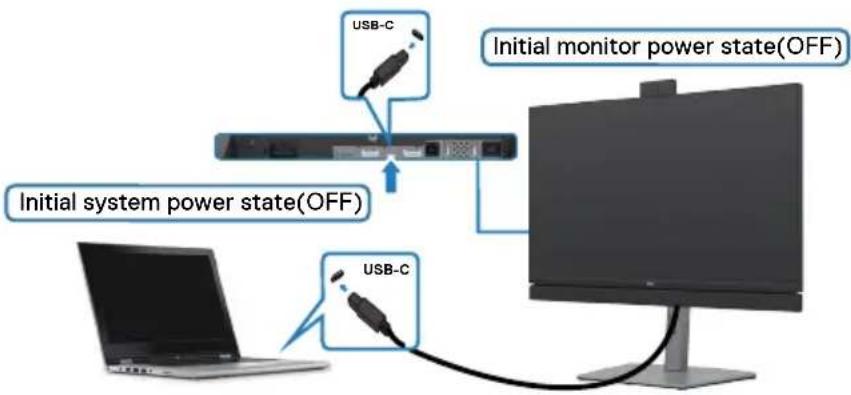 DELL C2422HE - Connecting the monitor for DPBS for the first time - 1