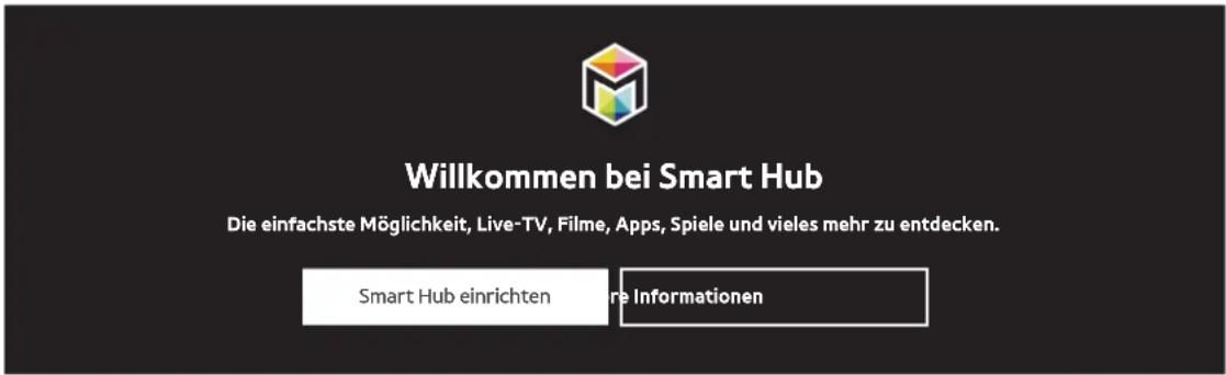SAMSUNG UE48J5512AK - Einrichten von Smart Hub - 1