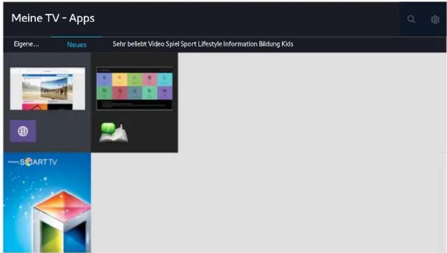 SAMSUNG UE48J5512AK - Empfohlen Meine TV - Apps - 1