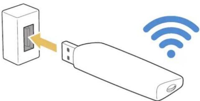 SAMSUNG UE48J5512AK - Herstellen einer drahtlosen Internetverbindung mittels Mobilfunk-Dongle - 1