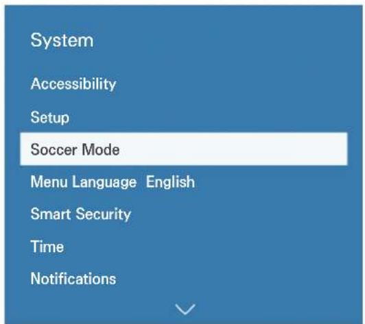 SAMSUNG UN48J6400AG - Activating soccer Mode - 1