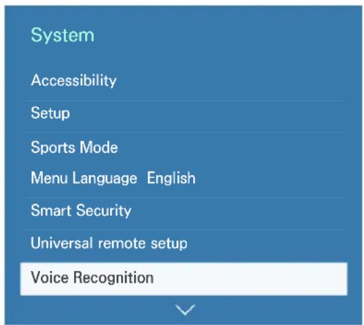 SAMSUNG UA55JU50SWJ - Setting up Voice Recognition - 1