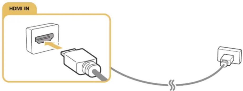 SAMSUNG UA55JU50SWJ - HDMI Connection - 1