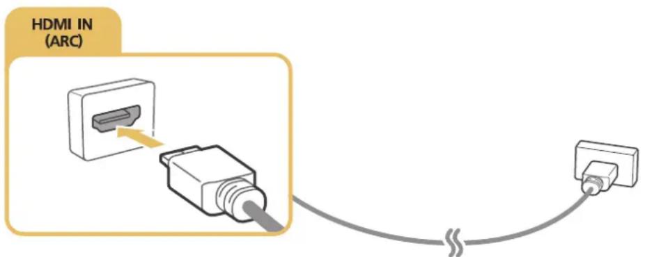 SAMSUNG UA55JU50SWJ - HDMI (ARC) Connection - 1