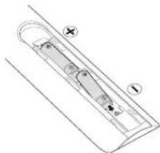 SAMSUNG UN49M5300AF - Installing batteries into the remote control - 1