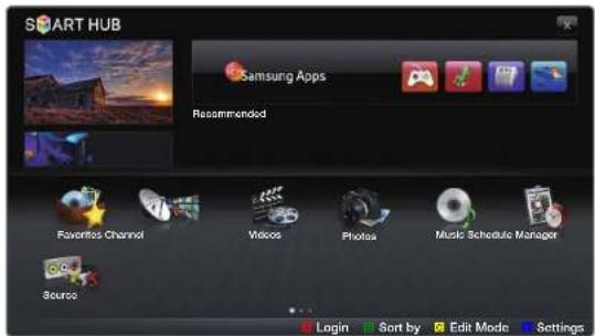 SAMSUNG UN40D5500RG - Smart Hub - 2