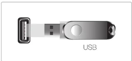 SAMSUNG UN40D5500RG - ☐ Connecting a USB Device - 1