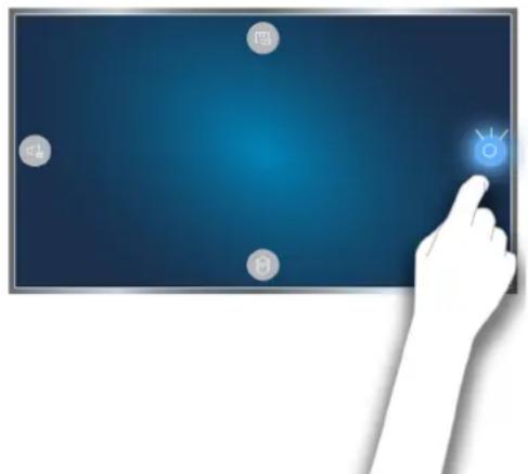 SAMSUNG UA55JU7500K - Controlling the TV using motions - 2