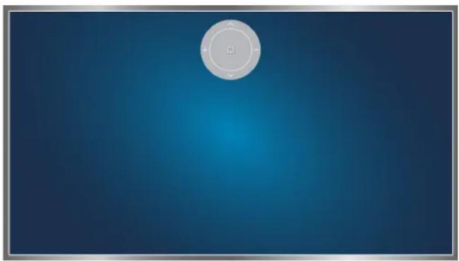 SAMSUNG UA55JU7500K - Showing the motion control screens while viewing a broadcast - 1