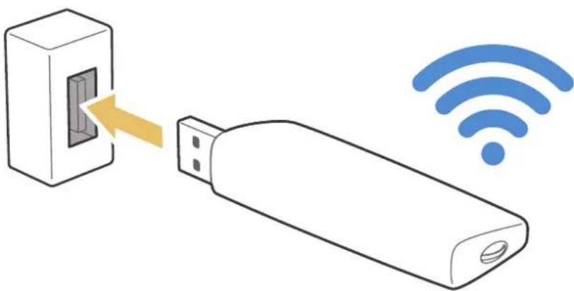 SAMSUNG UA55JU7500K - Connecting to a Network via a Mobile Dongle - 1