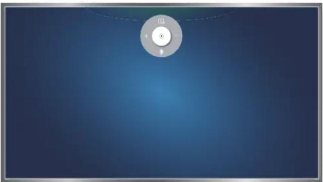SAMSUNG UA55JU7500K - Showing the Direction Control icon while not viewing a broadcast - 1