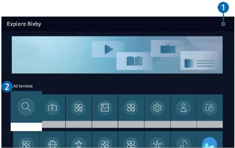SAMSUNG UA55RU7790J - Learning about the Explore Bixby Screen - 1