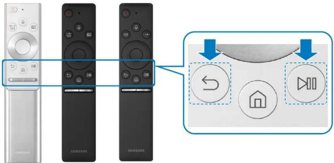SAMSUNG UA55RU7790J - Connecting the Samsung Smart Remote to the TV - 1