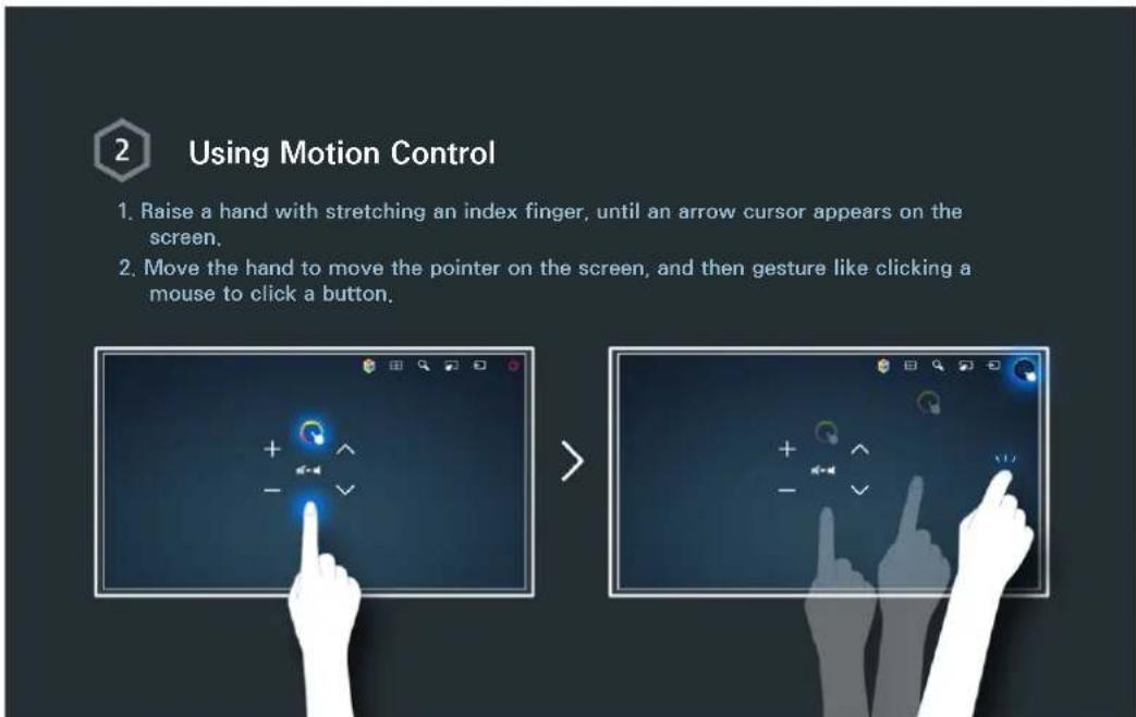 SAMSUNG UA78HU9800J - Setting up Motion Control - 2