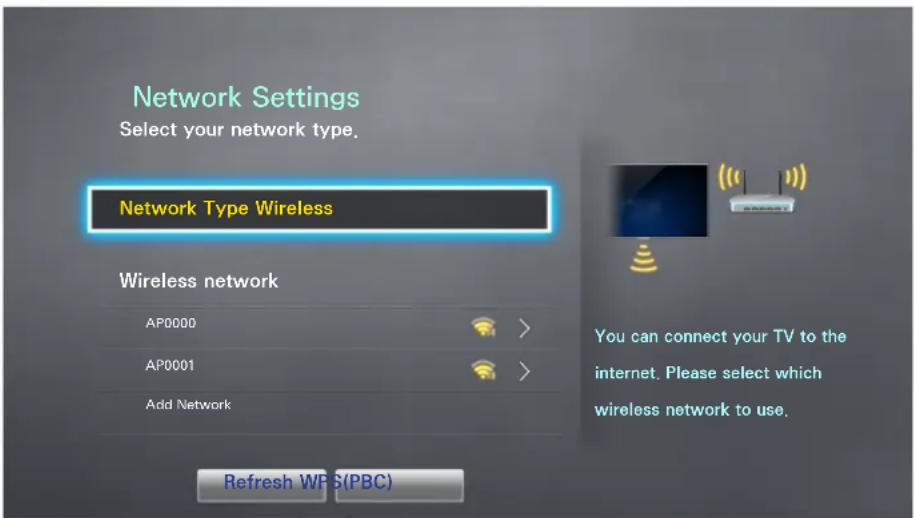SAMSUNG UA78HU9800J - Network > Network Settings - 1