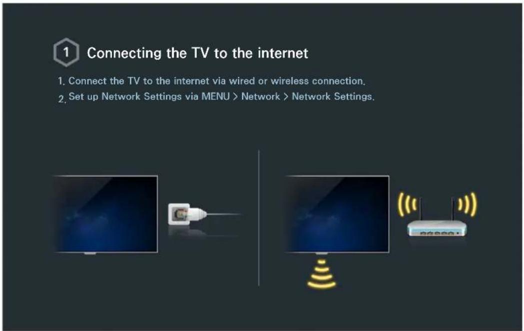 SAMSUNG UA78HU9800J - Using the Smart TV - 1
