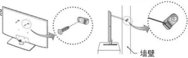 SAMSUNG UA32J40SWAJ - 将电视固定到墙上 - 2