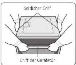 Seitlicher Griff Griff der Gerätetür