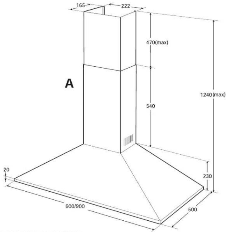WESTINGHOUSE WRF900CS - INSTALLING THE COOKER HOOD - 2