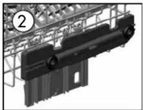 WESTINGHOUSE WSF6608XA - Top basket height adjustment while it is full - 3