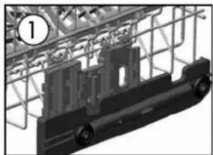 WESTINGHOUSE WSF6608XA - Top basket height adjustment while it is full - 2