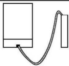 WESTINGHOUSE WSF6608XA - WARNING: Maximum drain hose length - 2