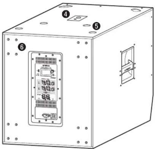 YAMAHA DZR10-D - ③Schraubenlöcher für Augenschrauben - 1
