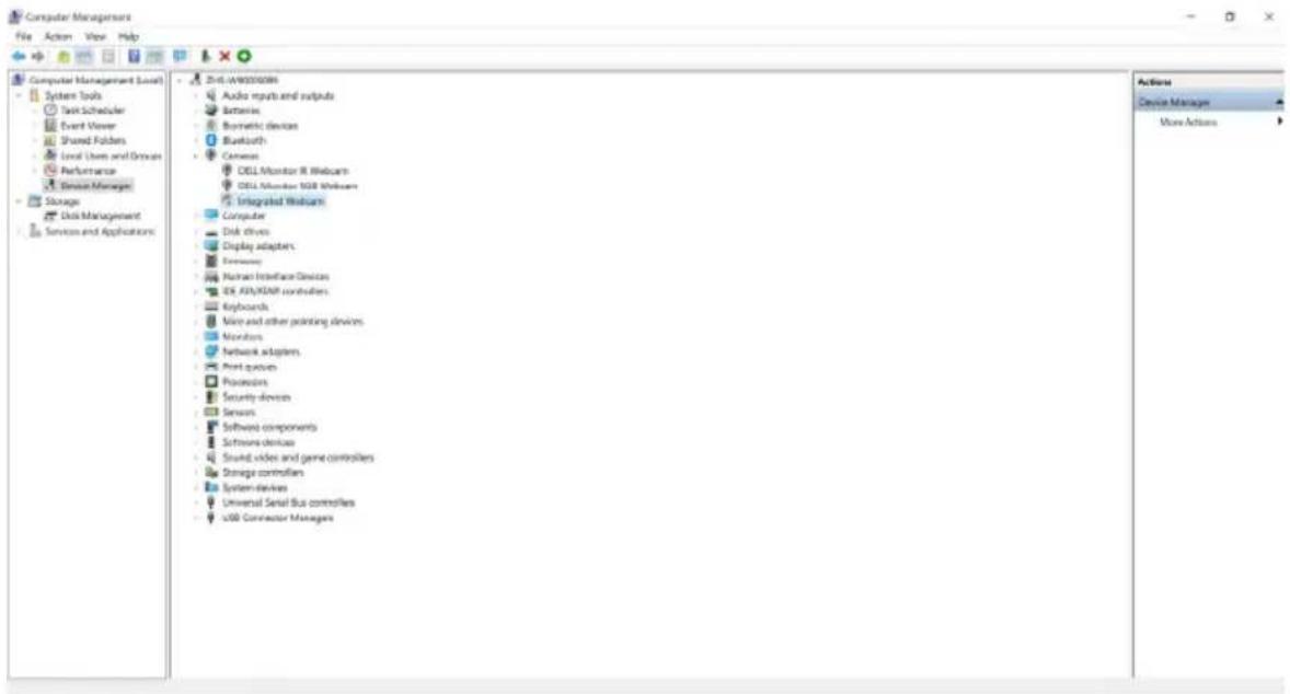 DELL C3422WE - Setting up the monitor webcam as default setting - 10