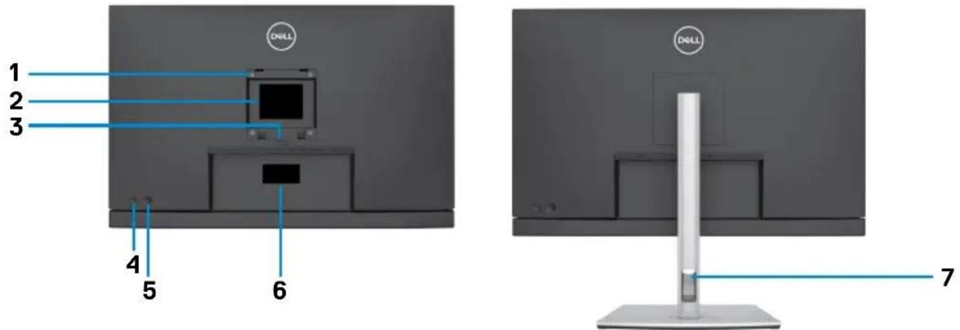 DELL C3422WE - Identifying parts and controls - 3