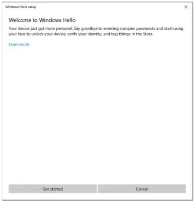 DELL C3422WE - Setting up Windows Hello - 8