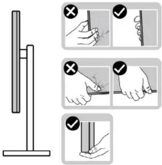 DELL C3422WE - Handling and moving your display - 1