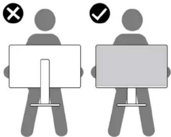 DELL C3422WE - Handling and moving your display - 2