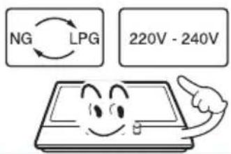 NG LPG 220V - 240V