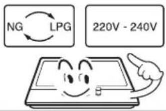 NG LPG 220V - 240V