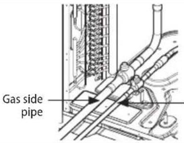 SAMSUNG AM120FXVCGH - Connecting refrigerant pipe for outdoor unit - 1