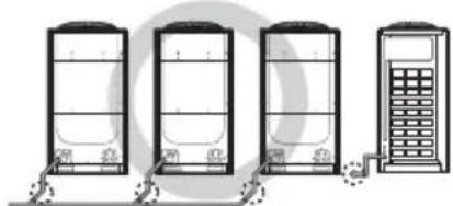 SAMSUNG AM100JXVAJH - Pipe installation between the outdoor units - 5